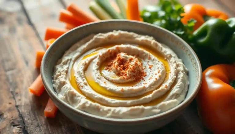 homemade hummus