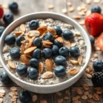 blueberry overnight oats recipe